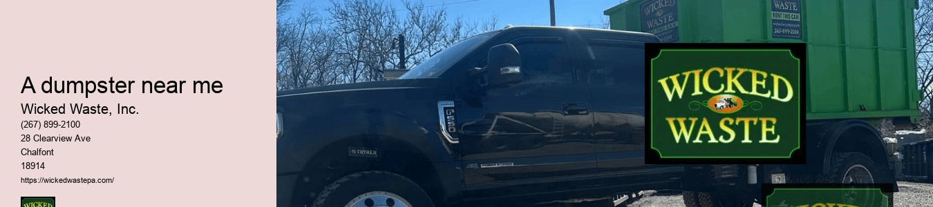 a dumpster near me