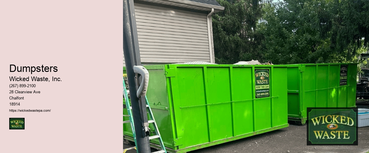 dumpster rental prices
