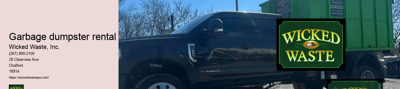 garbage dumpster rental