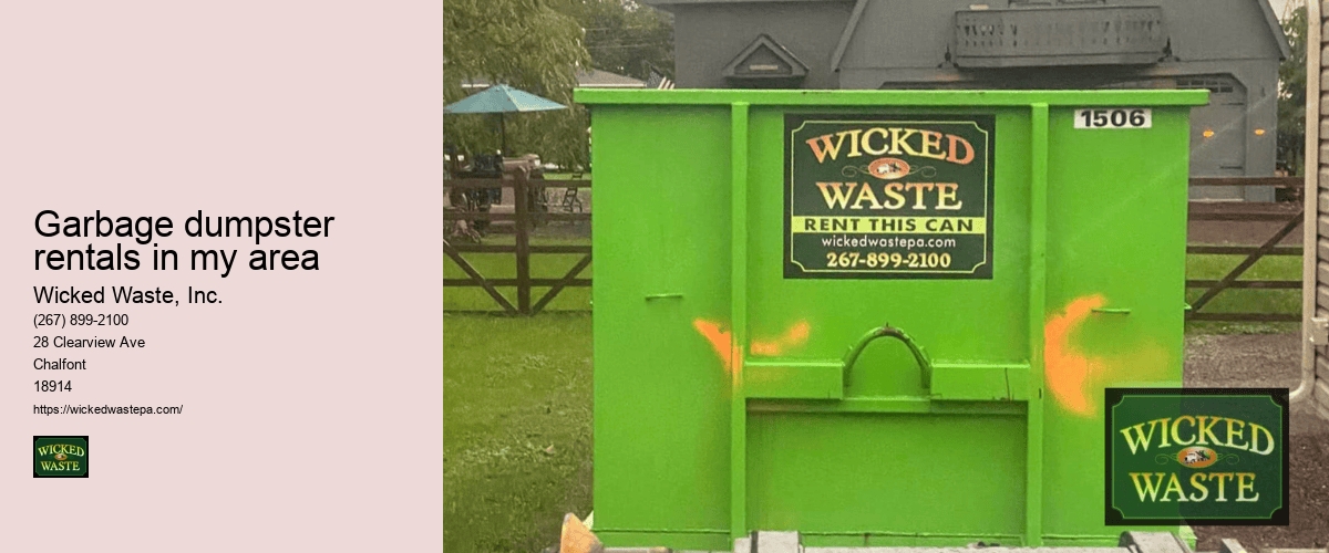 6 yard dumpster rental prices near me