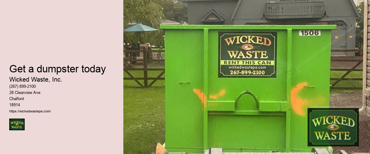Wicked Waste, Inc. roll off dumpsters