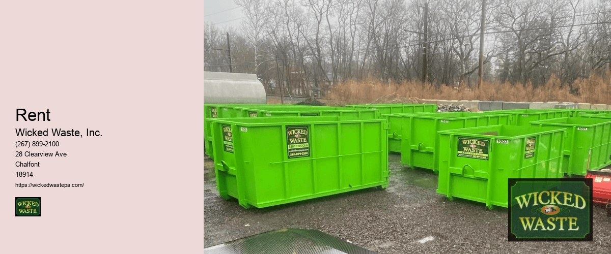 residential trash container rental