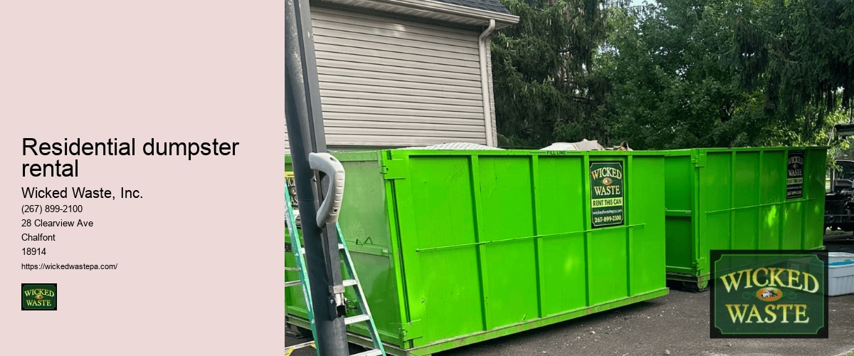 8 yard dumpster waste management