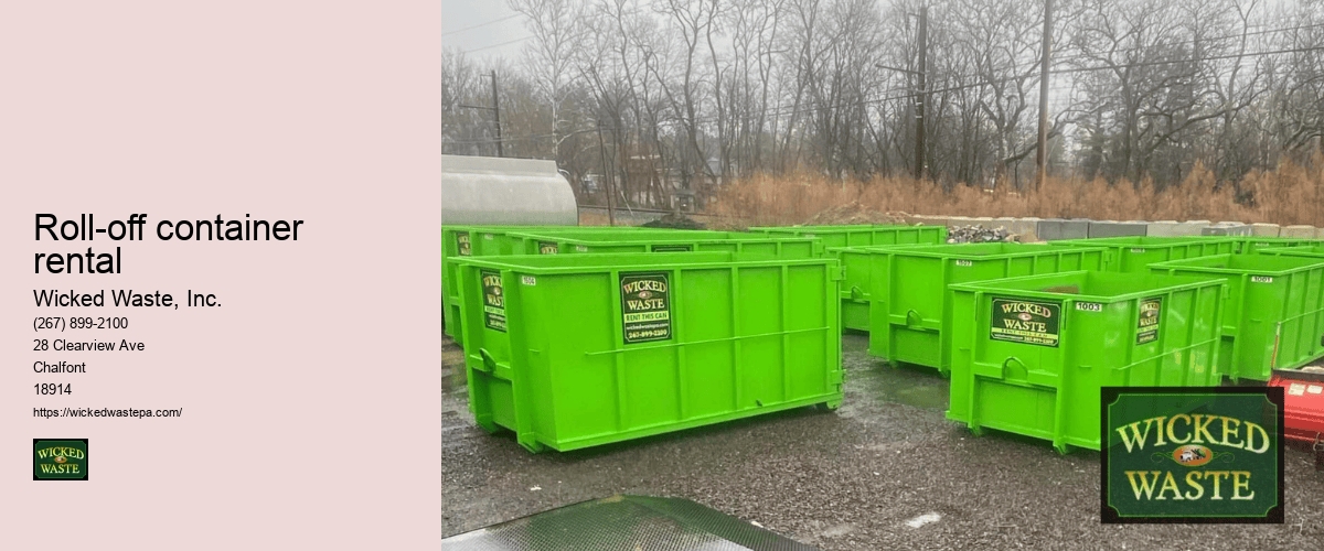Wicked Waste, dumpster