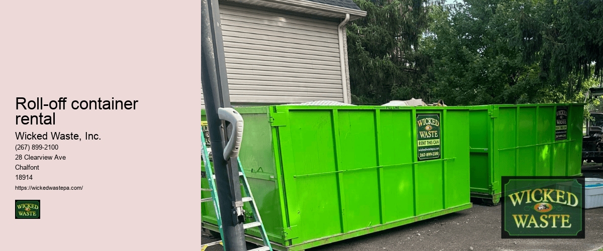 junk removal bin rental