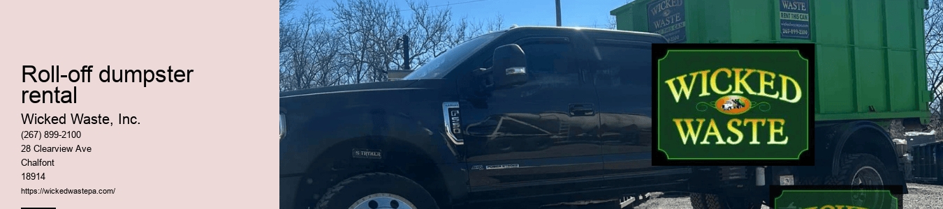 roll-off dumpster rental
