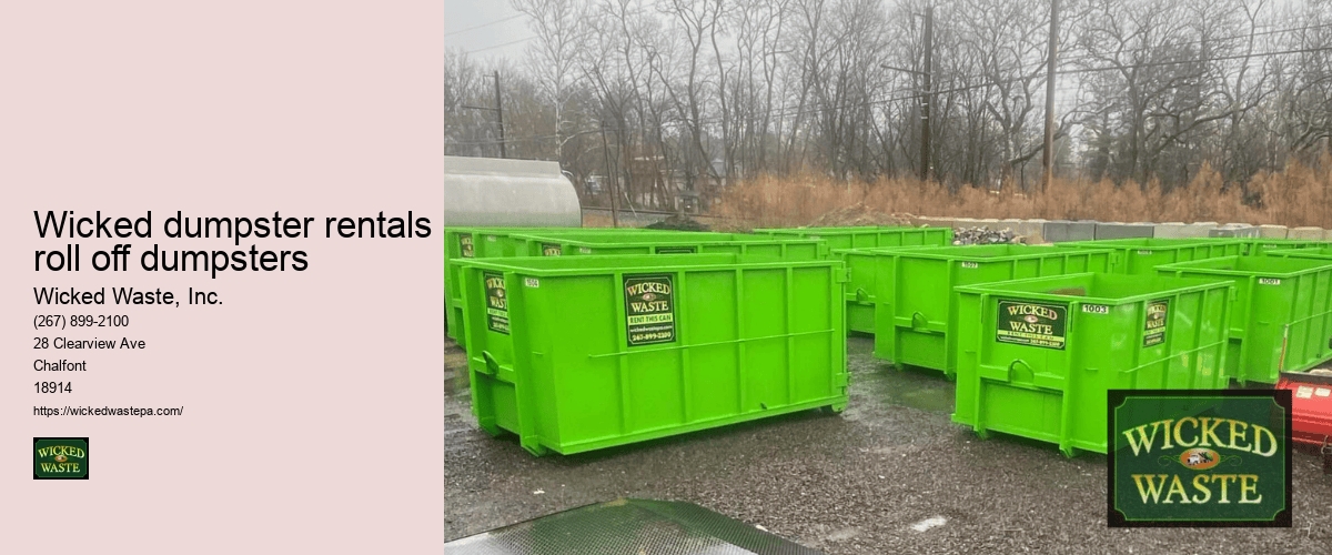 bulk waste dumpster rental